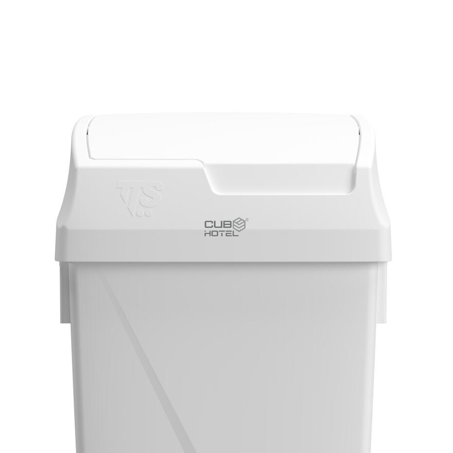 Cubo Lindy Swing con tapa abatible 50L