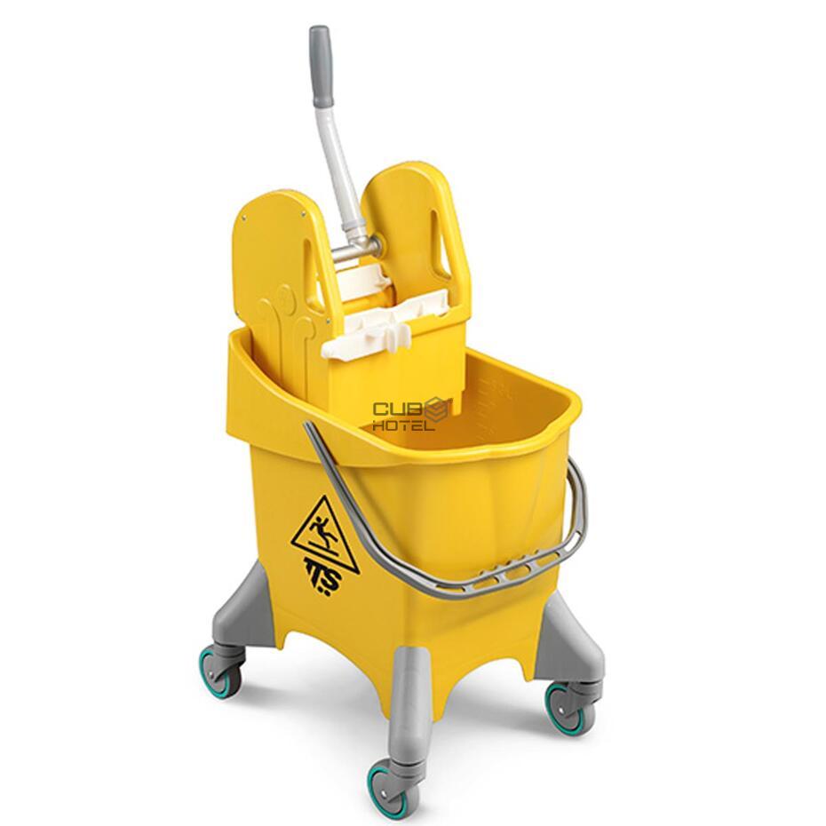 Coche Pile 30L Amarillo C/prensa