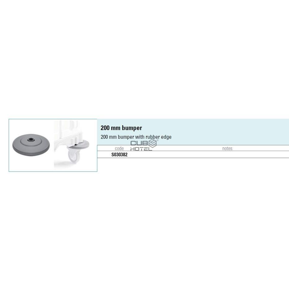 Bumper Protetor ara Roda Carro Hotel Magic 200mm