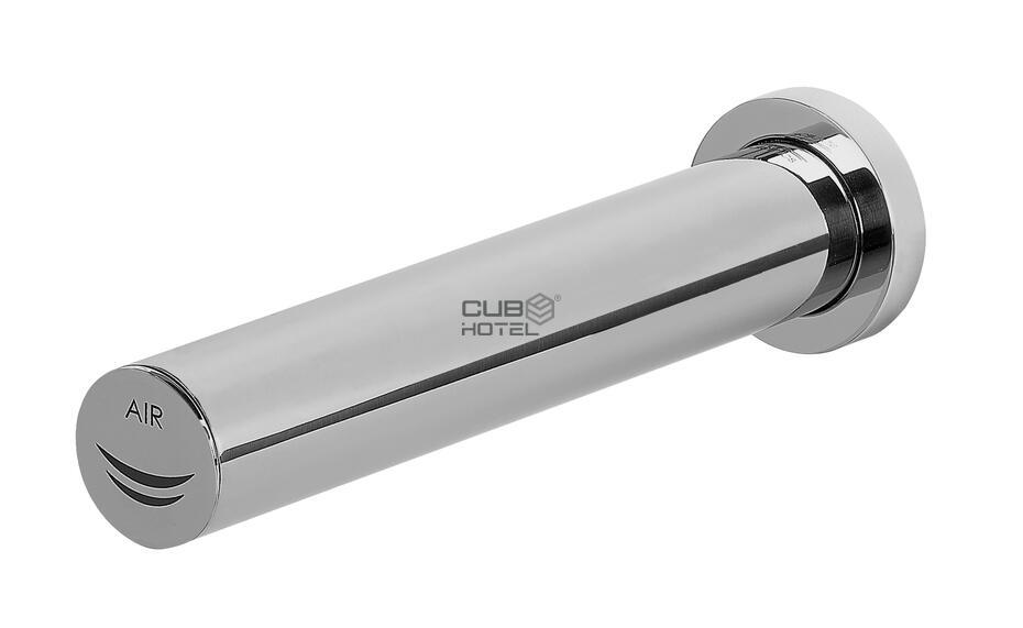 ALL-IN-ONE set of hand dryer, soap dispenser and tap