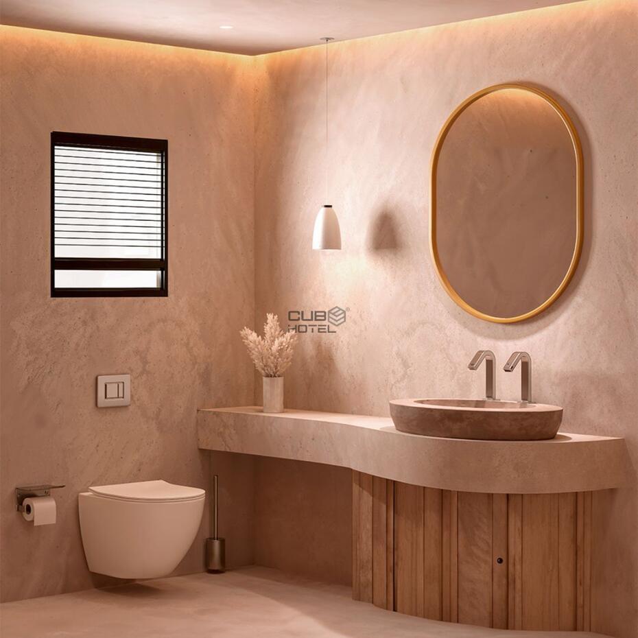 ALL-IN-ONE Washbasin Set with Hand Dryer, Tap and Soap Dispenser