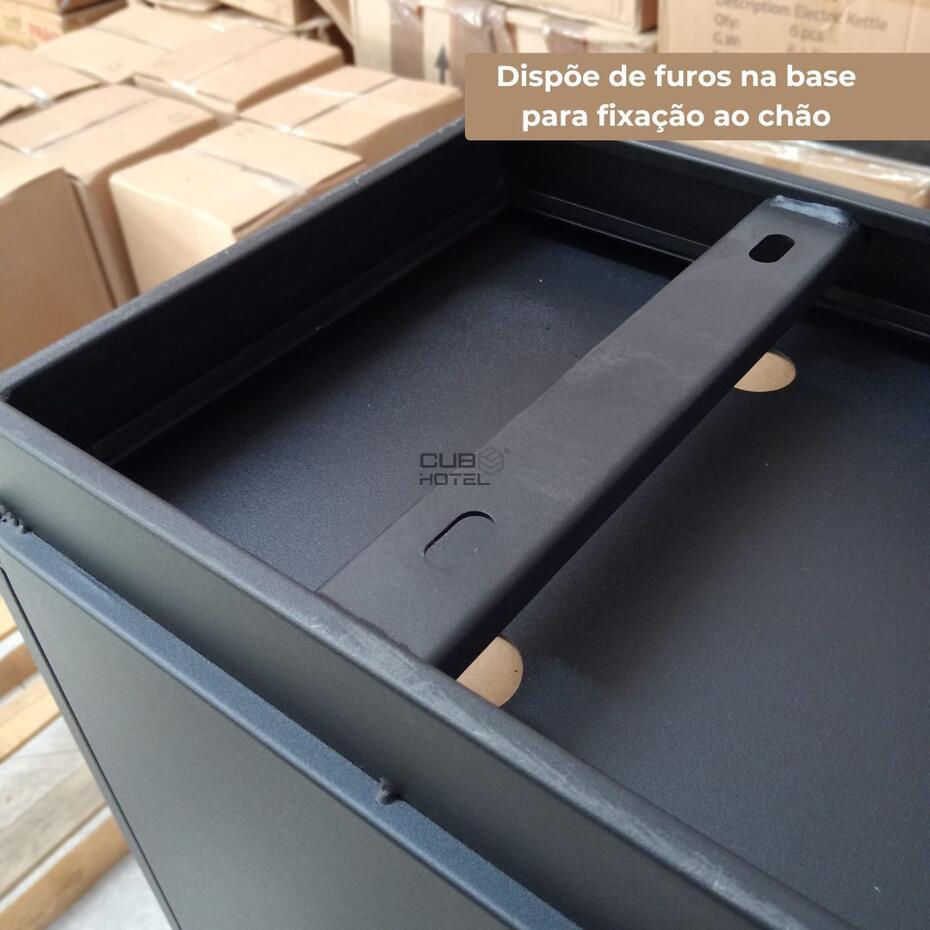 Ecoponto 180L Exterior para Espaços Públicos com 3 Separadores