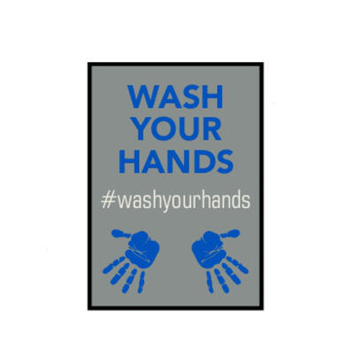 Disinfection mat #Washyourhands 85 X 120 cm +-5%
