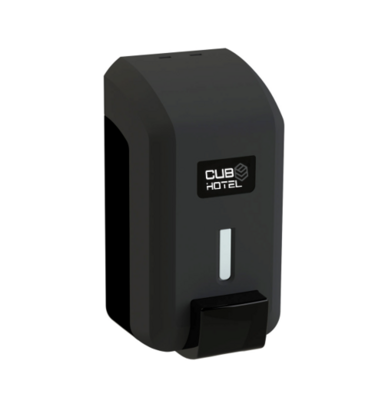 Soap Dish Alcohol Gel Dispenser In Matte Black Abs 700Ml