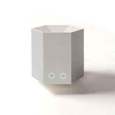 Compact Professional Air Purifier Shield White