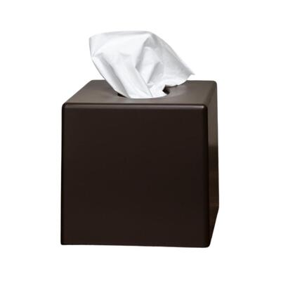 Dispensador de Pañuelos Cubo ABS Marrón