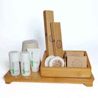 Stylus Bamboo Tray Kit for Amenities