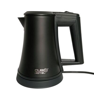 Matte Black Stainless Steel Kettle 0.5L 1000W