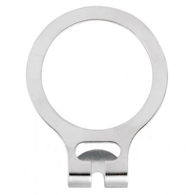 100 x Antitheft Rings For Hanger Ø 4,8 Cm Silver Metal