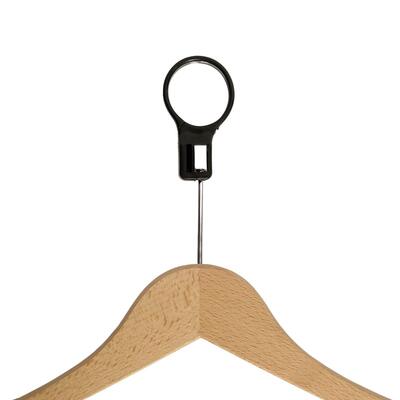 100 pcs. Black Plastic Anti-theft Hanger Ring
