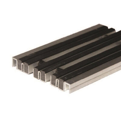 Tapete Aluminio/borracha Alt.15Mm Perfil Duplo