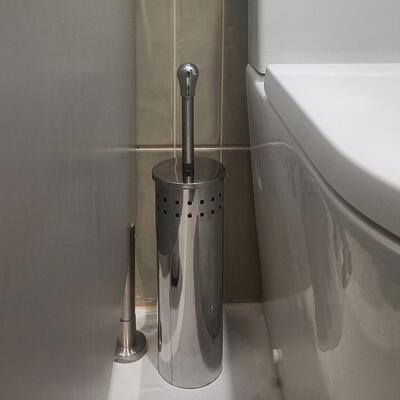 Escova Piaçaba Em Inox Escovado