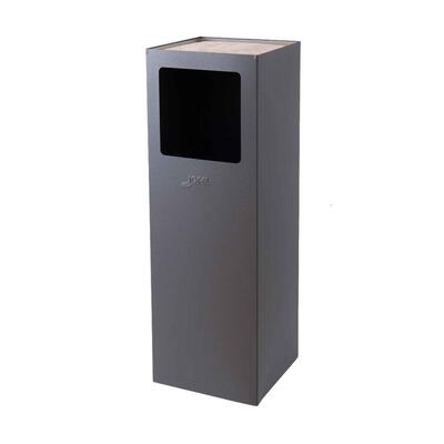 Gray gray rectangular crate