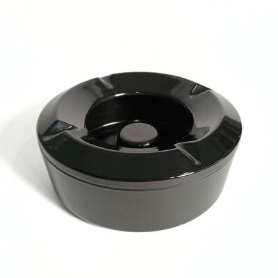 Black Water Ashtray in Melamine