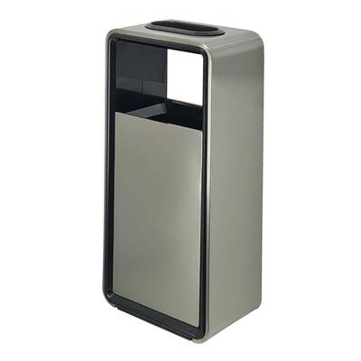 Brushed Stainless Steel Ashtray Bin
