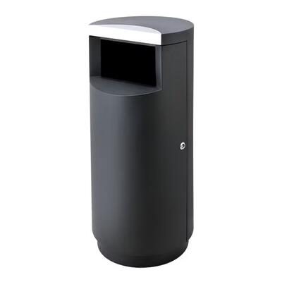 45L Black Outdoor Bin