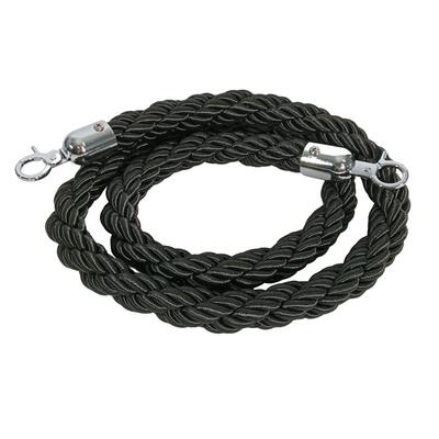 Black Separation Rope for Stainless Steel Post 150 cm