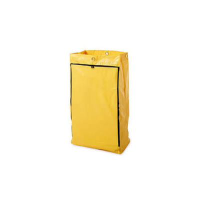 Yellow Hotel Trolley Bag with Zipper