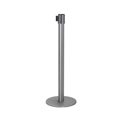 Stainless Steel Queue Manager Post with Ribbon