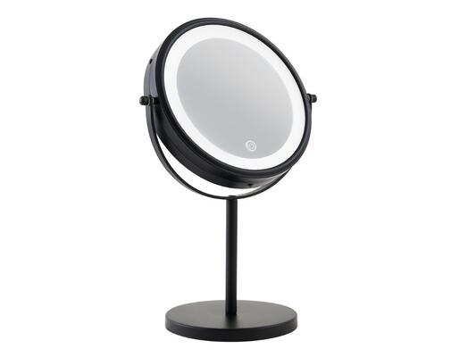 Espejo de Mesa LED Negro Winchester con Pilas