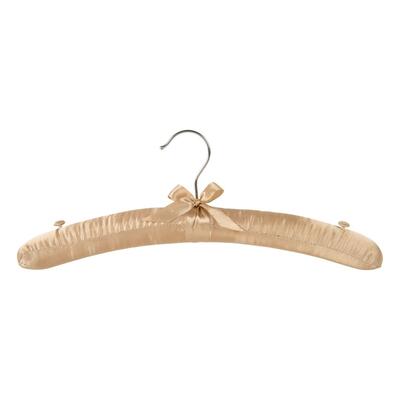 Satin Padded Hanger Champagne Saltaire