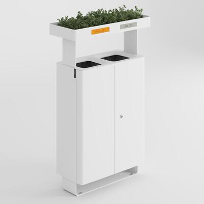 Outdoor Recycling Bin 2x90L