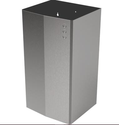 EVO wall-mounted 65L stainless steel bucket