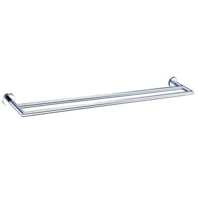 600 Mm Polish Finished Zamac Double Towel Rail