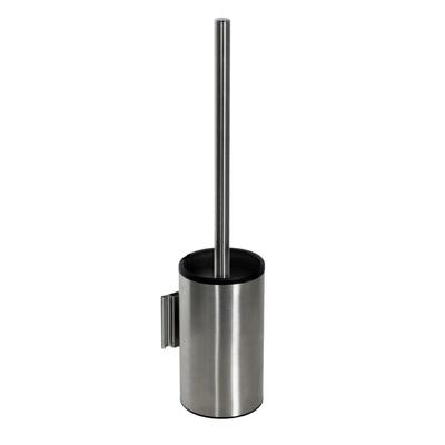 Brushed Stainless Steel Wall-Mounted WC Brush Holder