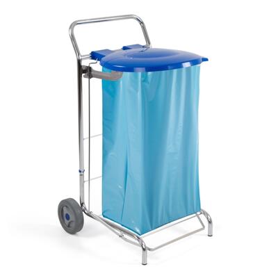 Carro TTS Dust Porta Saco Com Tampa 120L para Uso Externo
